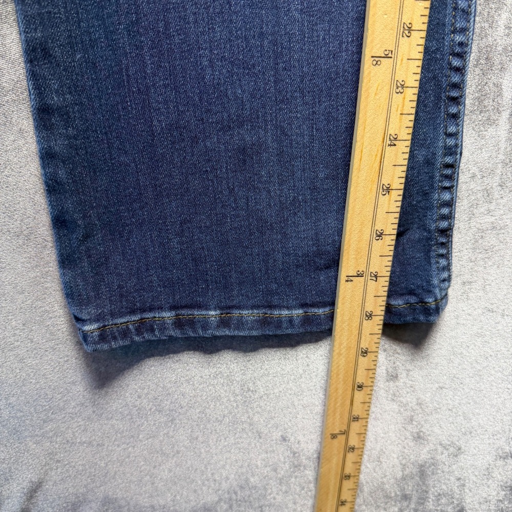Lee Jeans Womens 18WP Blue Cotton Blend Bootcut Mid Rise Medium Wash Stretch - Picture 8 of 11
